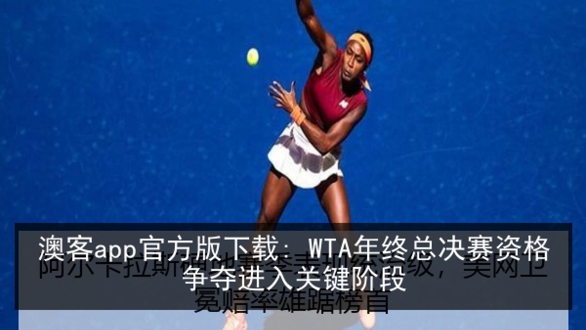 澳客app官方版下载: WTA年终总决赛资格争夺进入关键阶段